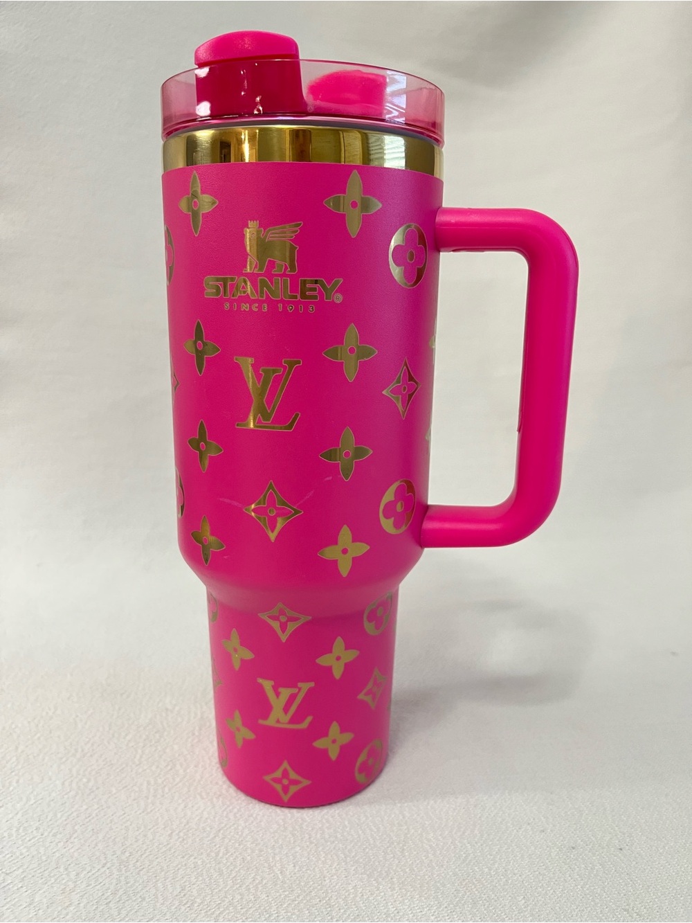 Stanley HOT Pink Designer LV Tumbler  40oz